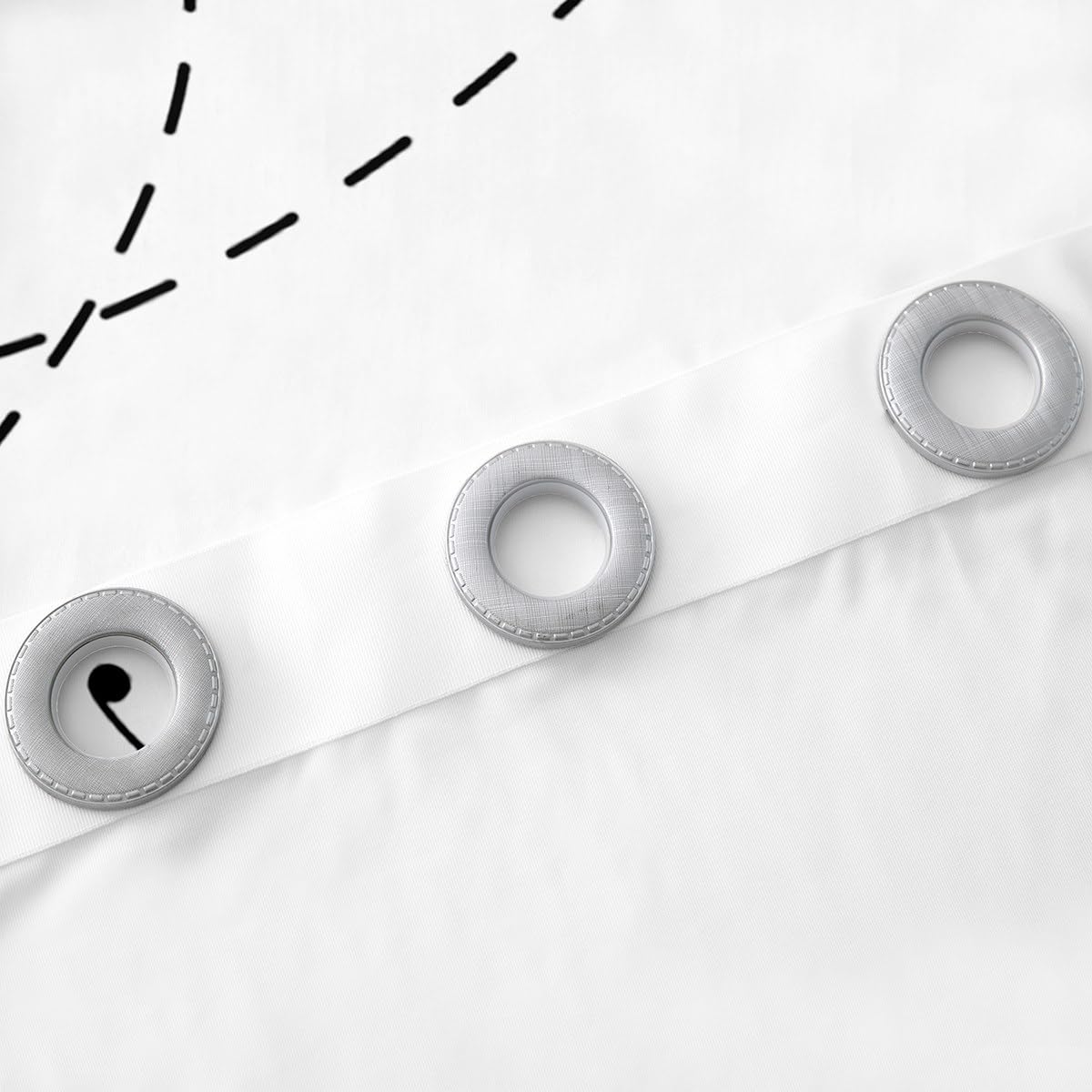 Tende oscuranti a righe con coccinelle per soggiorno 30% -50% tende oscuranti per e bambine graziose tendekawaii tendaggicon cartoni animati 1676 x 1828 cm (larghezza x lunghezza)