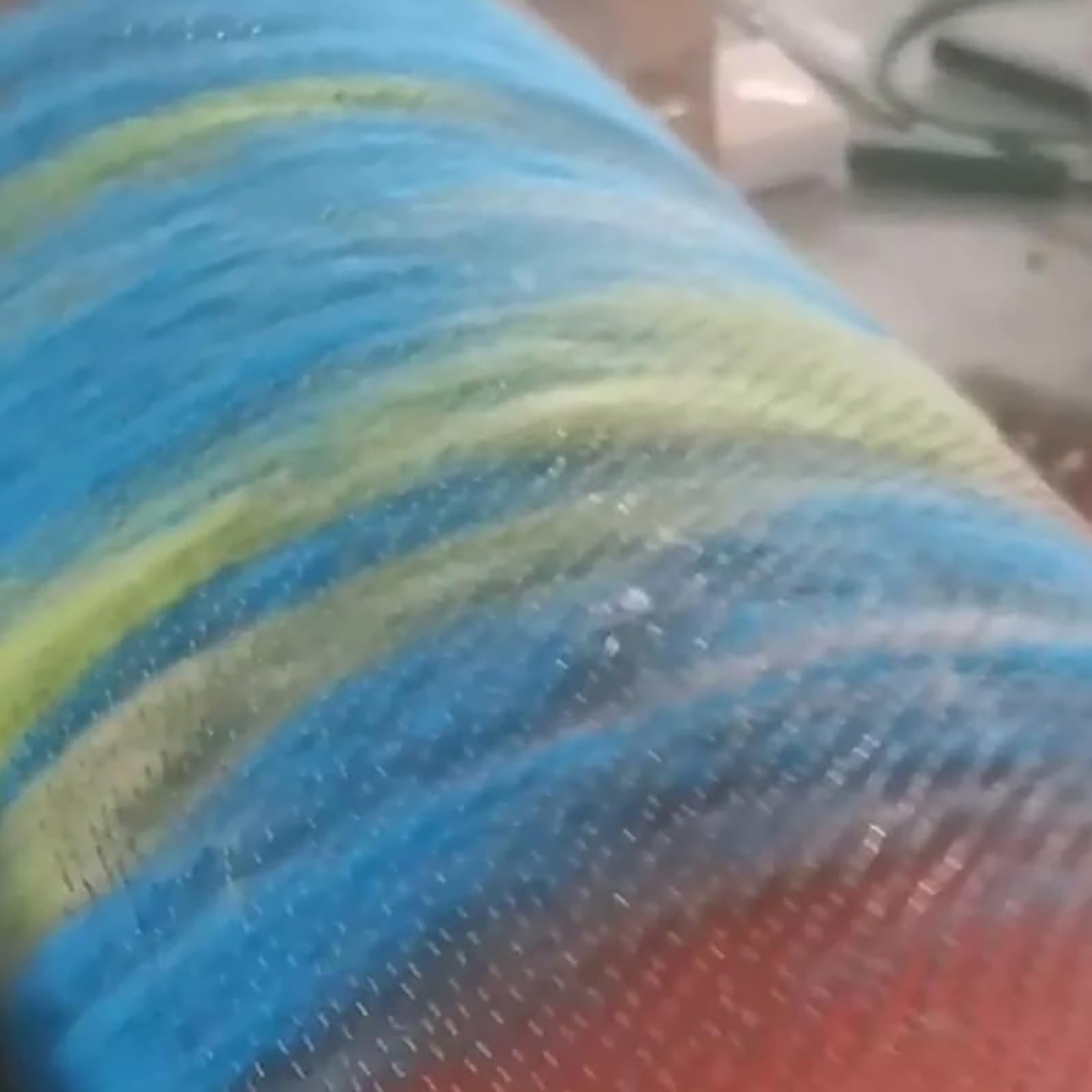 Carteles de forro polar con manivela, mezcla rápida de colores, para hilo y manualidades de fieltro de lana