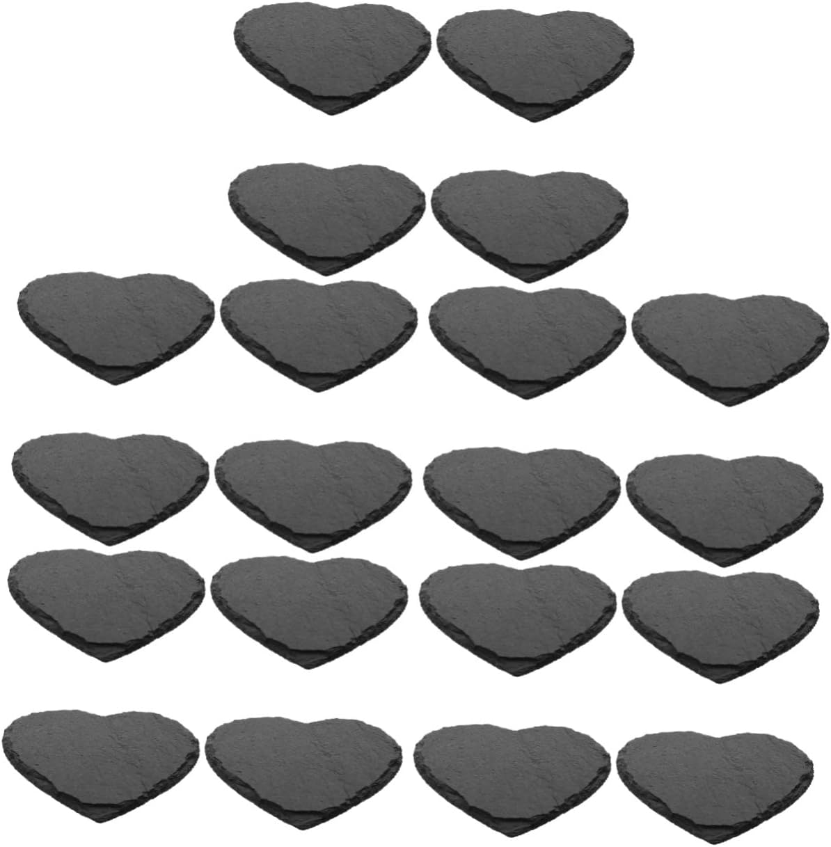 UPKOCH 20 Pcs Slate Coasters Table Coasters for Drinks