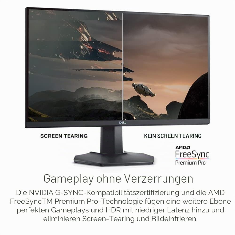 Dell S2721DGF 27 Inch Gaming Monitor, QHD 2560 x 1440, 165 Hz, IPS