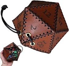 Saco de dados Bolsa de dados de couro Multilateral linha organizador Saco de dados Saco de armazenamento de dados vintage Saco organizador de joias Saco de cordão para dados Saco de miçangas de jogo