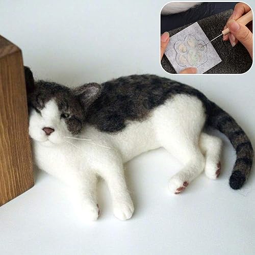 Vista 102 de 3.53 oz lana Roving, suministros de fieltro de lana, lana pura, hilo grueso, hilado de lana giratoria para fieltro de aguja, fieltro húmedo, Blanco