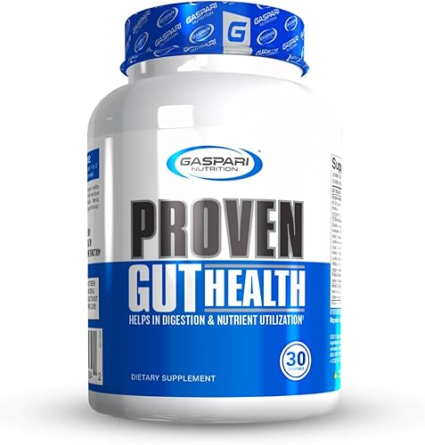 Gaspari Nutrition Salud intestinal comprobada, promueve la digestión saludable, prebióticos y probióticos, digestión deportiva y utilización de