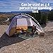 Kelty Caboose 4P Tent and Vehicle Awning Shelter, Universal Attachment for Vans, Trucks, SUVs, Standing Height Door, Massive Vestibule, Fully Freestanding, Designed in Sunny Colorado (2023)
