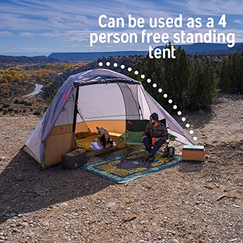 Carpa Kelty Caboose para 4 Personas con Vestíbulo y Toldos miniatura 6