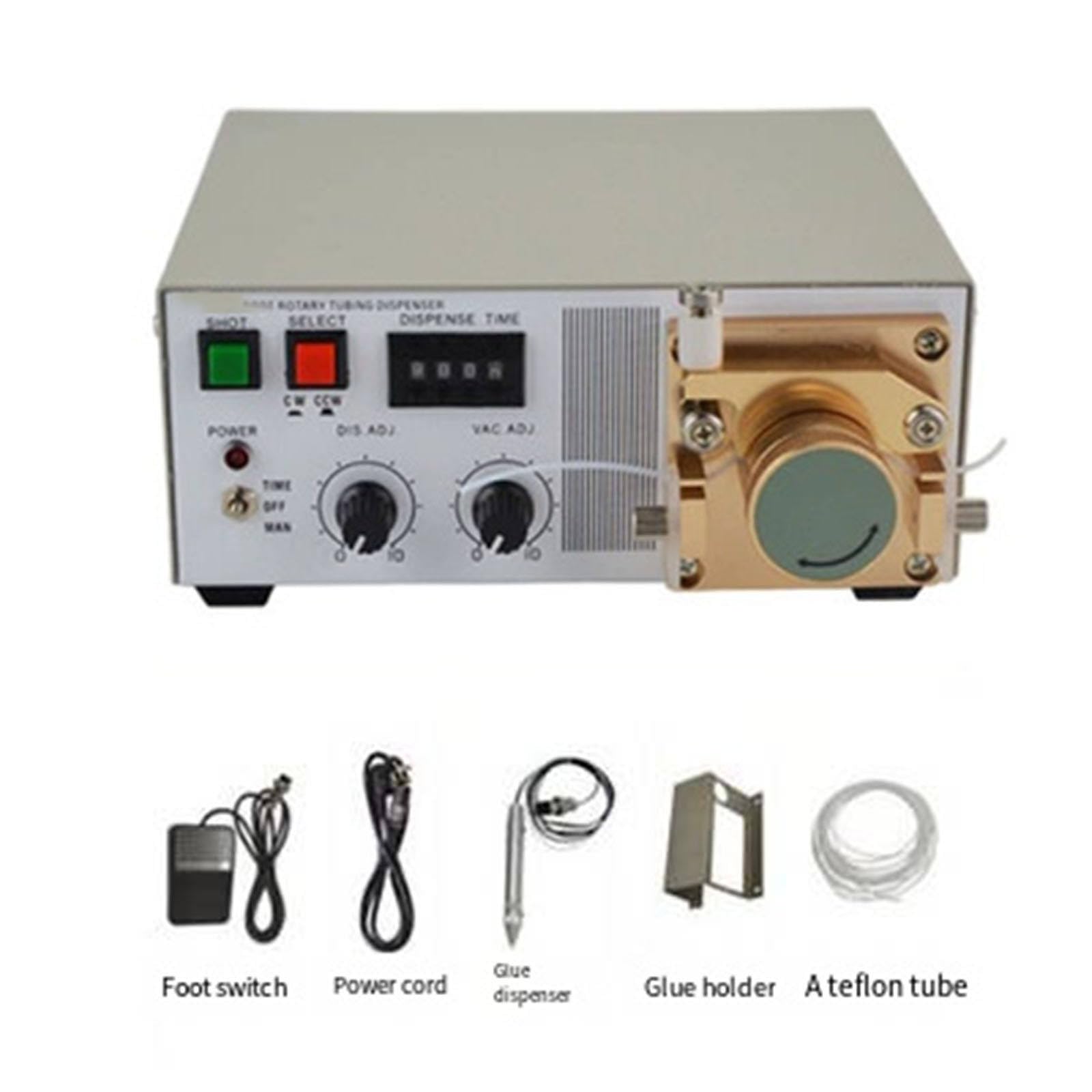 Distributore automatico di colla peristaltica, 30 W per adesivo liquido ad asciugatura rapida istantanea, efficiente erogazione di precisione per artigianato e uso industriale