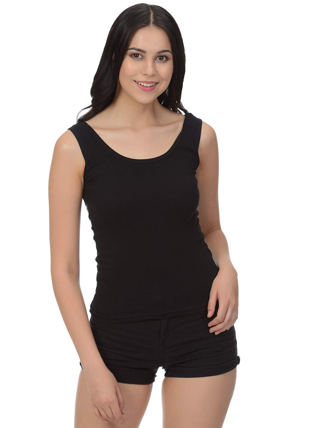 U Neck Solid Camisole-image-35