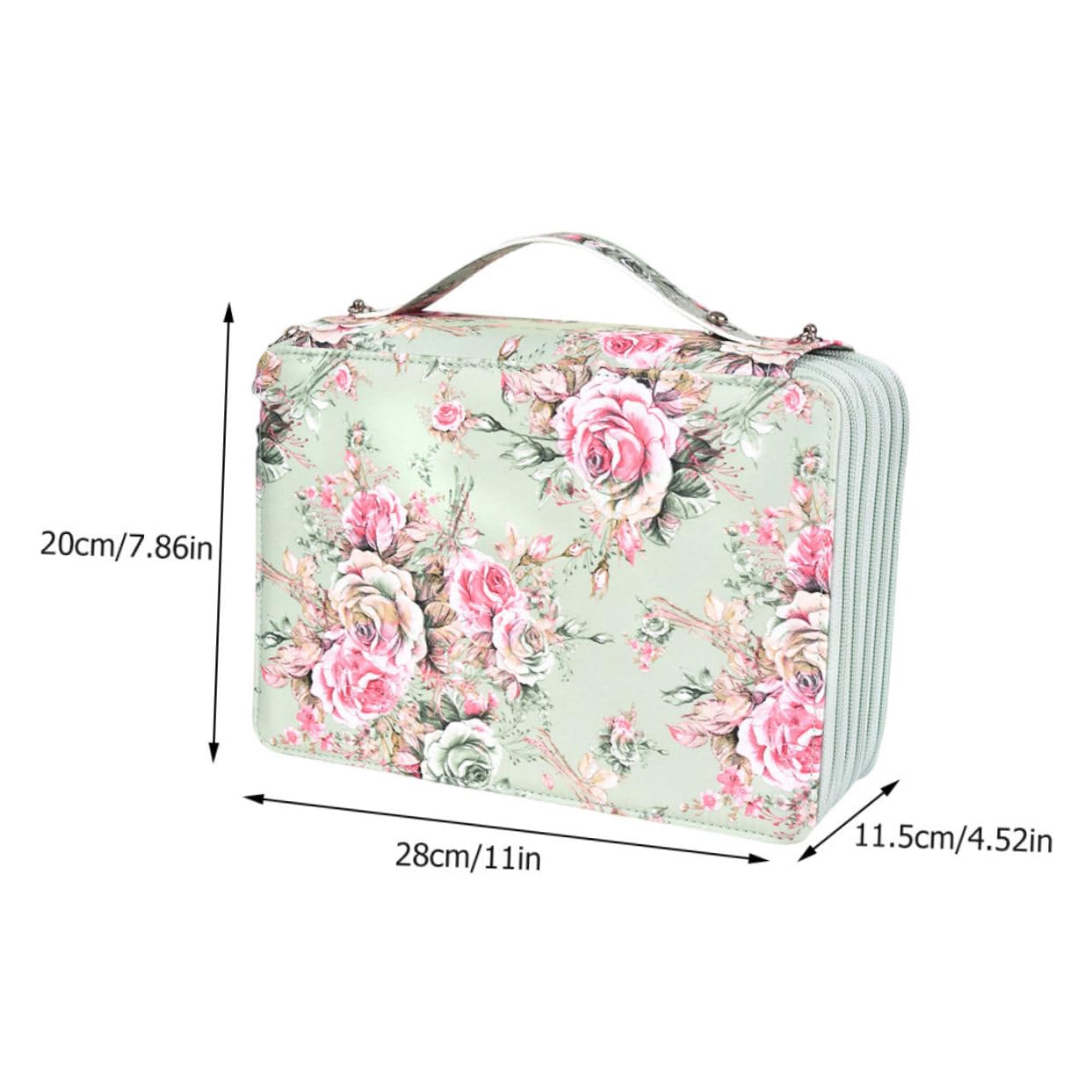 MAGICLULU Astuccio Portamatite Extra Large 252 Scomparti per Scuola | Borsa per Cancelleria in Pu Poliestere, Cordino Elastico e Zip, Back To School Party