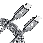 Wayona Type C to Type C Fast Charging Cable 65W Braided USB C to C for iPhone 17/17 Air/17 Pro/17 Pro Max,iPhone 16, iPhone15 Series,Samsung Galaxy S25,S24,Flip, Fold,Macbook,OnePlus