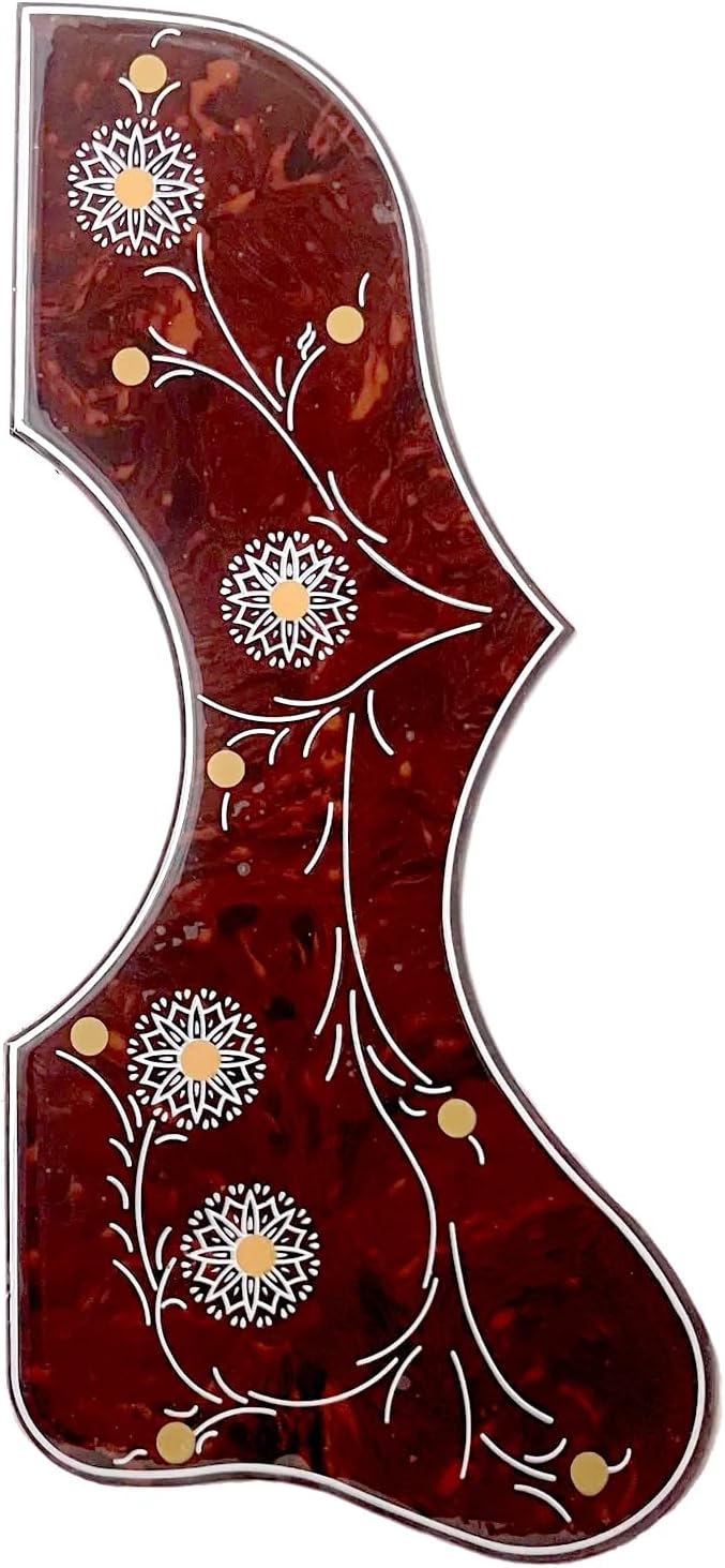 Acoustic Guitar Pickguard for Gibson J200 SJ200 Acoustic Guitar Self Adhensive Pickguard (tortoiseshell R)