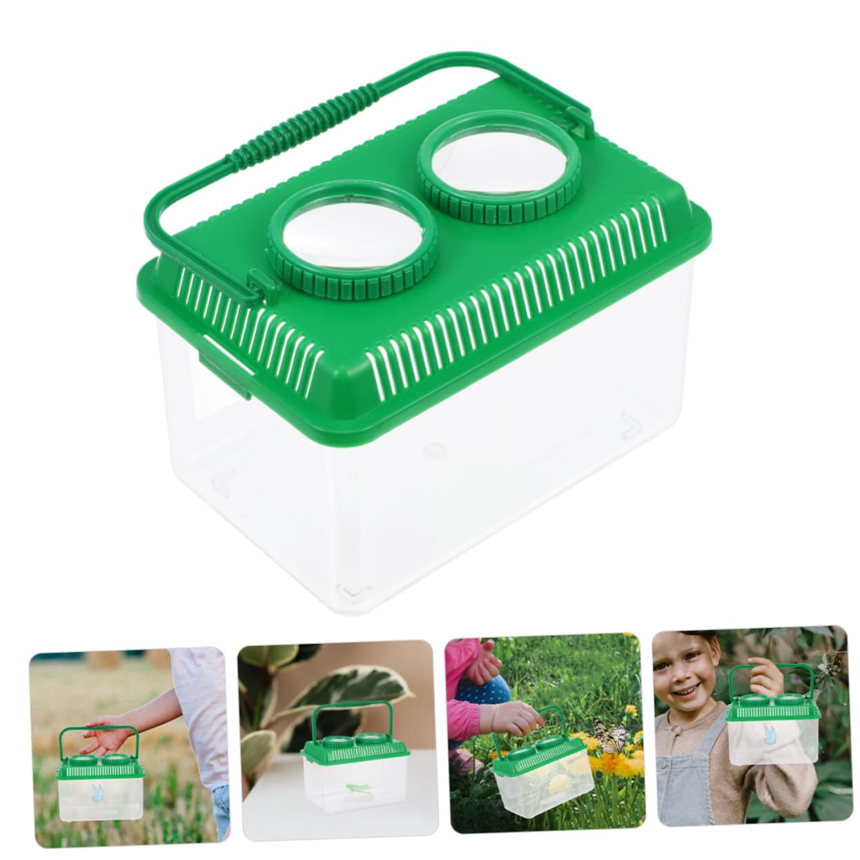 OUNONA 6stücke Insektenbeobachtungsbox Mit Vergrößerungslinse Tragbare Beobachtungseinheit Für Goldfische Für Outdoor-aktivitäten Robustem Und Gefertigt