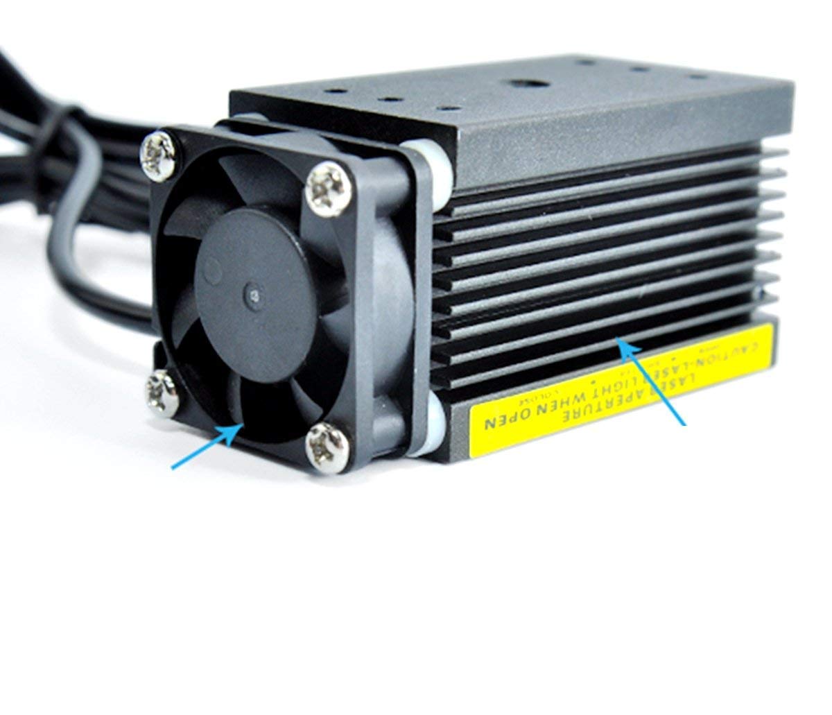 12V de alta potencia 405nm 500mW Focustable Ajustable Violeta Azul Diodo láser Punto Módulo de corte