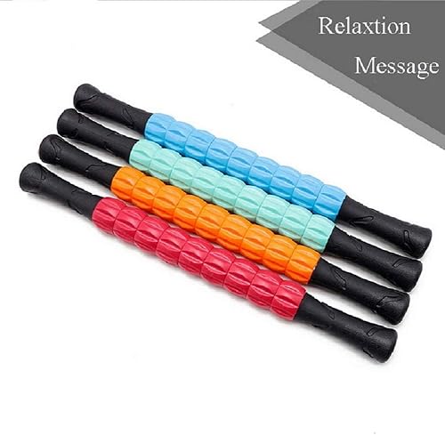 Rodillo muscular, rodillo de yoga para atletas, ayuda a reducir el dolor muscular, calambres, tensión, piernas, brazos, espalda, terapia muscular