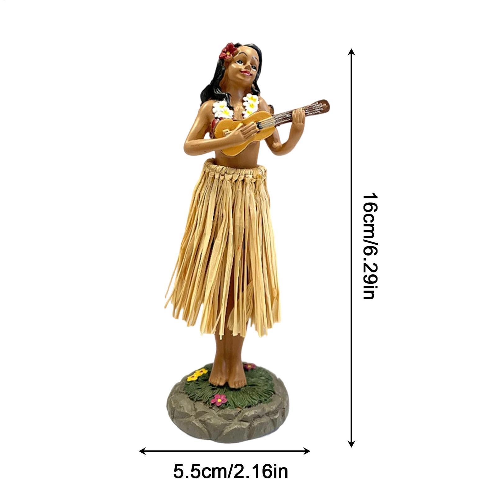 Ballerina Hawaiana per Cruscotto Auto Interni Figura Decorativa Console Centrale