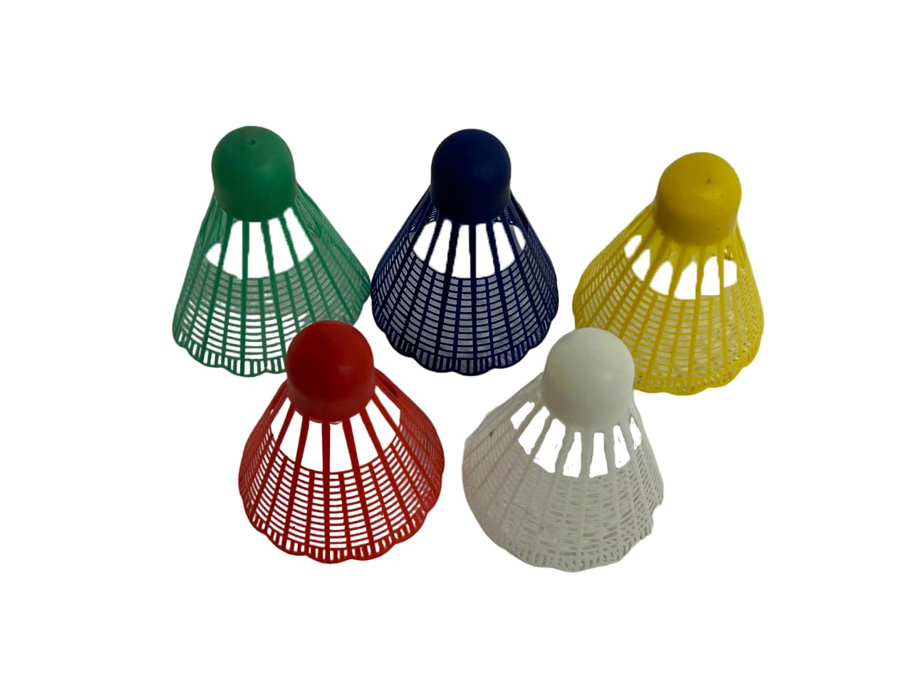 Volani da Badminton confezione da 5 Volano Volani da BAdminton Lattina da 5 Pezzi Volani da Badminton in Plastica Colorata Palline Volano Portatili Set Palline per Badminton Bambini e Adulti