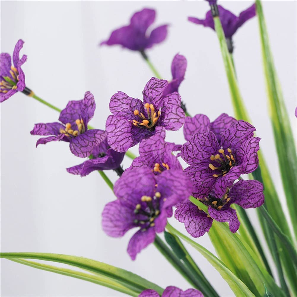 2pz Glicine Viola Artificiale, Ghirlanda Finta per Arco Matrimonio, Parete Esterna, Balcone, Festa, Finestra, Decorazione Interna | Leroy Merlin
