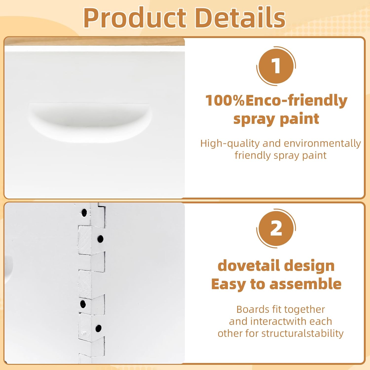 10 Frame Beehive Middle Box Super Bee Box Painted for Sale Bee Hives with Windows - Image 6