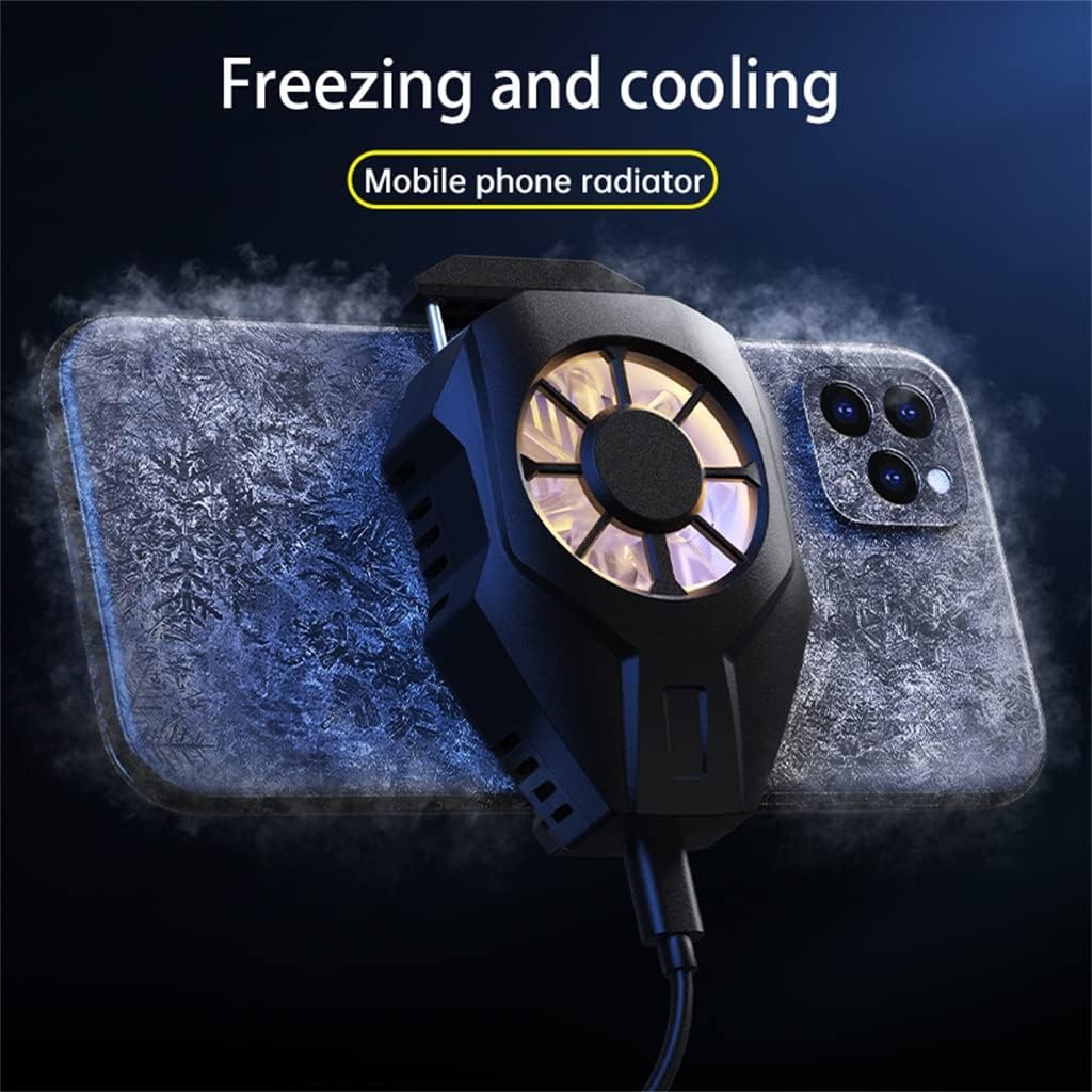 quul phone coolerportable mobile phone game cooler system cooling fan gamepad radiator phone cooler color d size 1