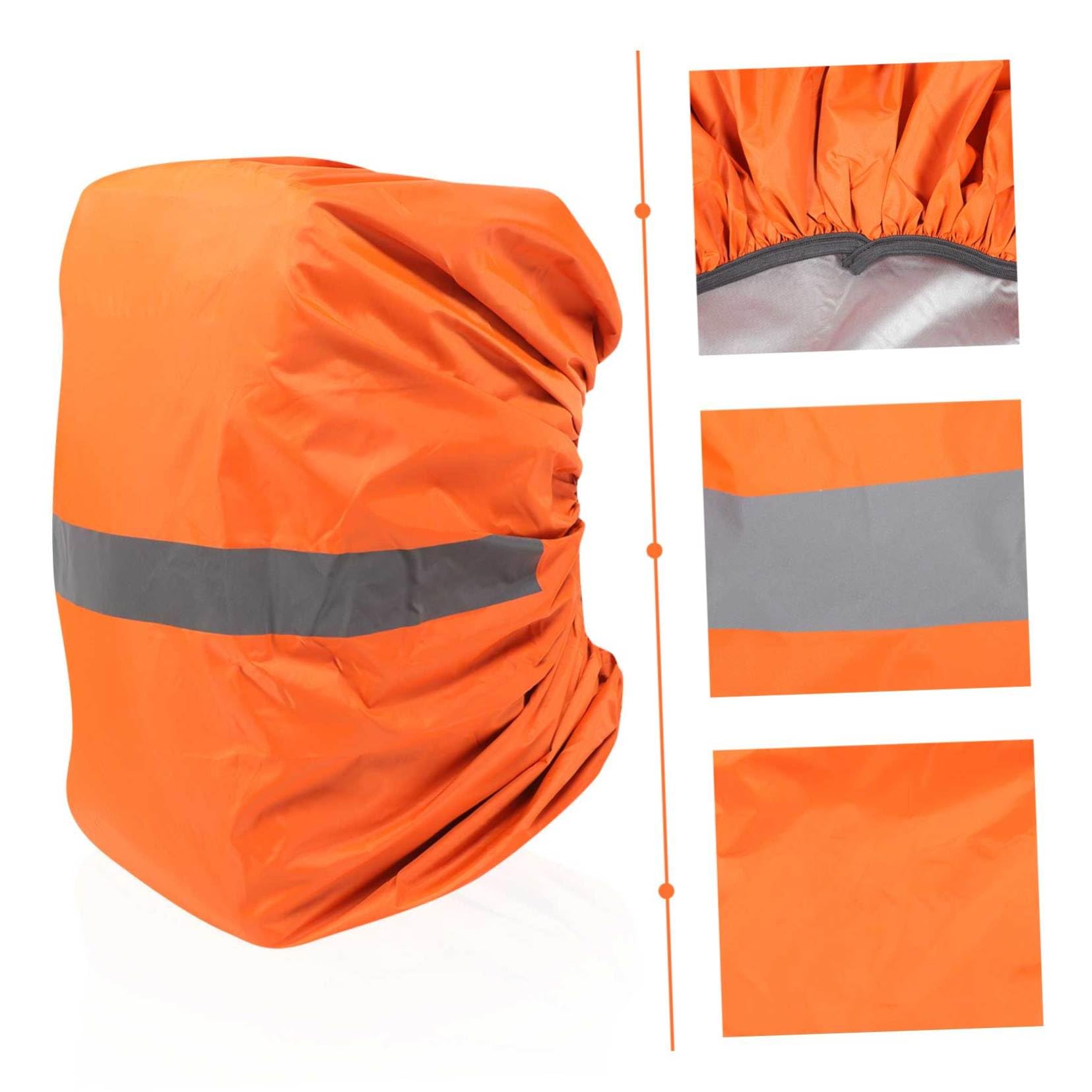 Hemobllo Coprizaino Riflettente per Escursionismo Copertura Protettiva per Zaino con Banda Riflettente Adatta per Biking Camping e attività all
