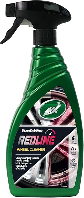 Turtle Wax Redline Car Wheel, Alloy & Rim Cleaner 500ml (Redline 500ml)