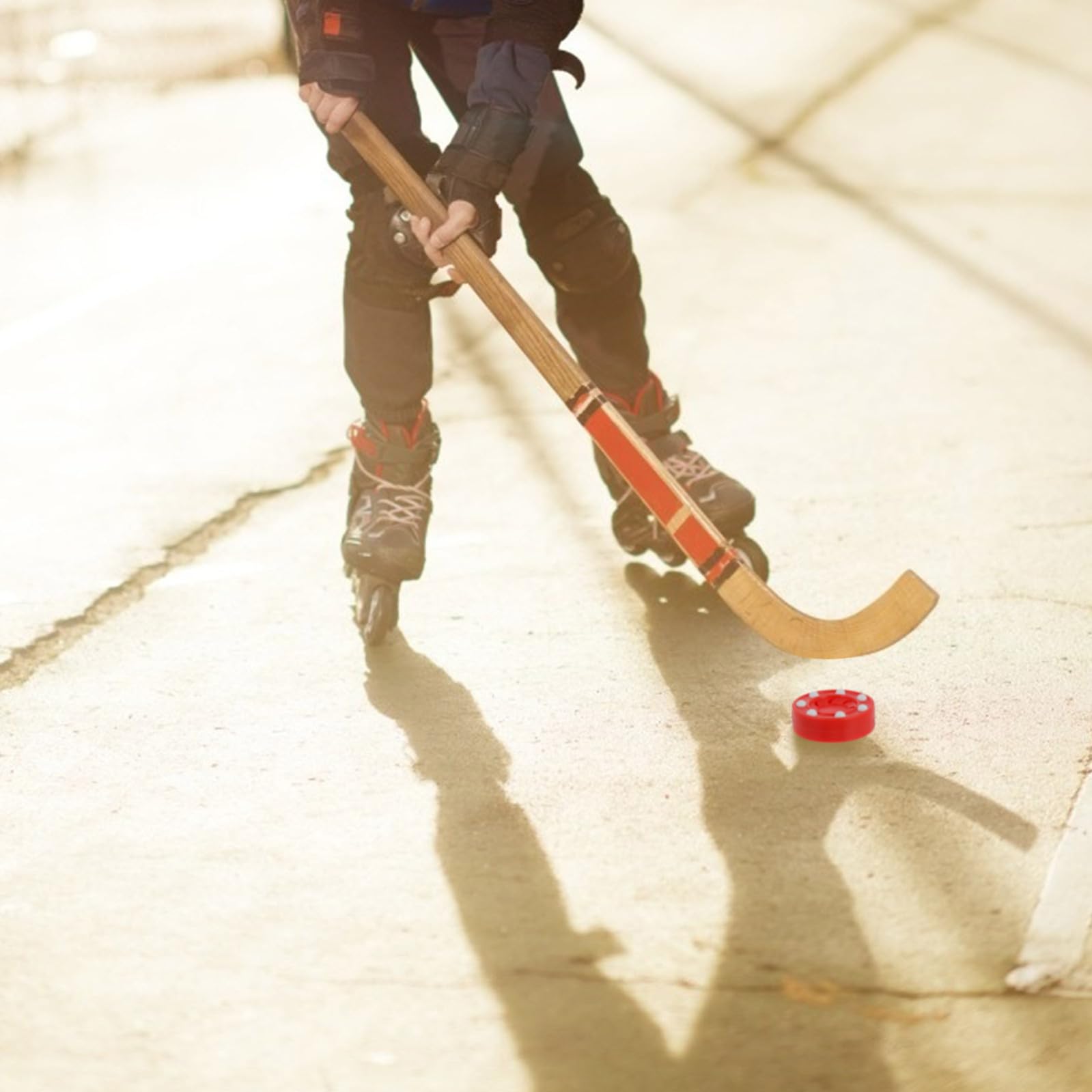 BESPORTBLE 1 pièce Accessoire d'entraînement pour patins à roulettes Air Hockey Palet Jeu de hockey sur glace Palet Jeu de hockey Palet Accessoires d'entraînement Maquillage