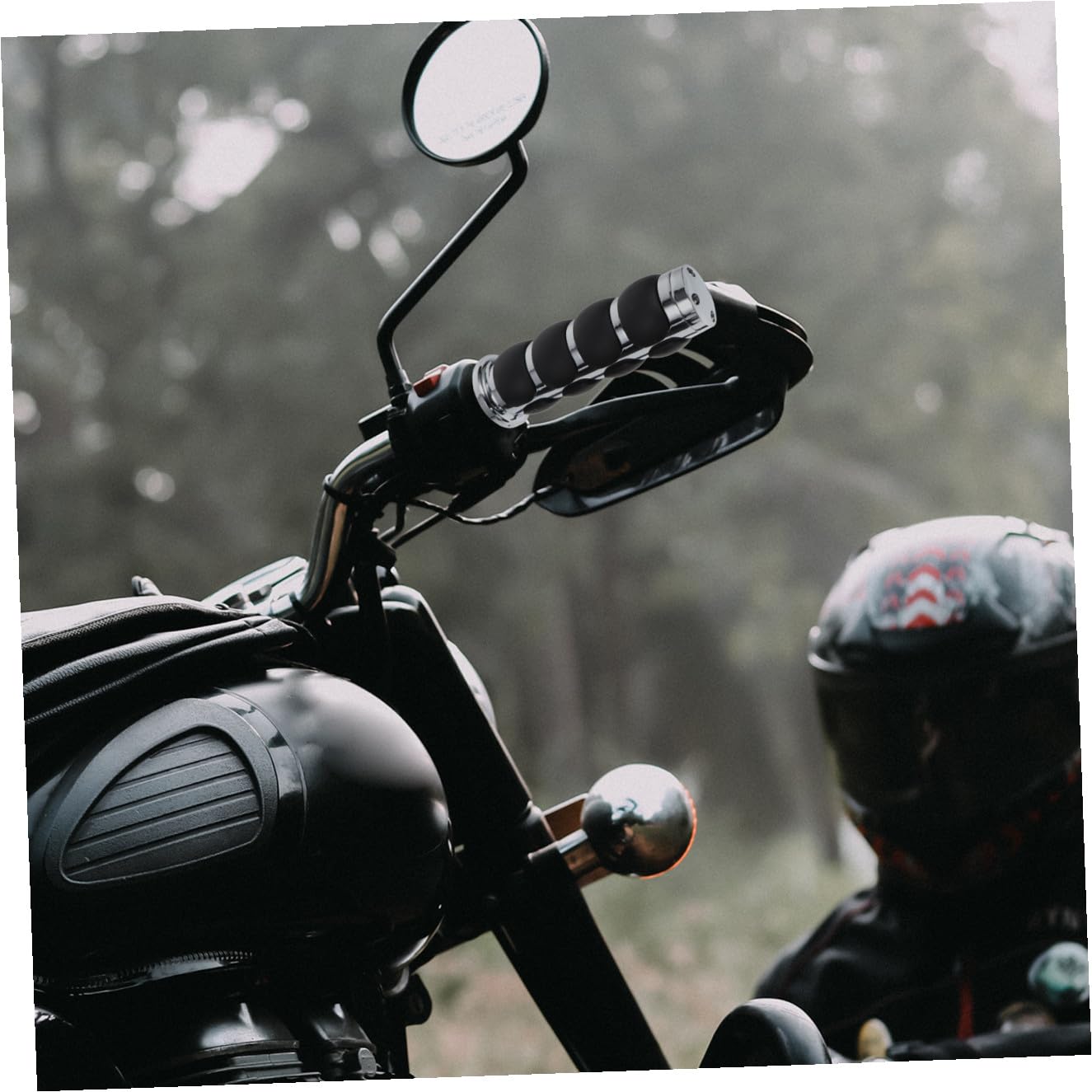 Poignées de Guidon de Moto Antidérapantes, Paire en Alliage D'aluminium