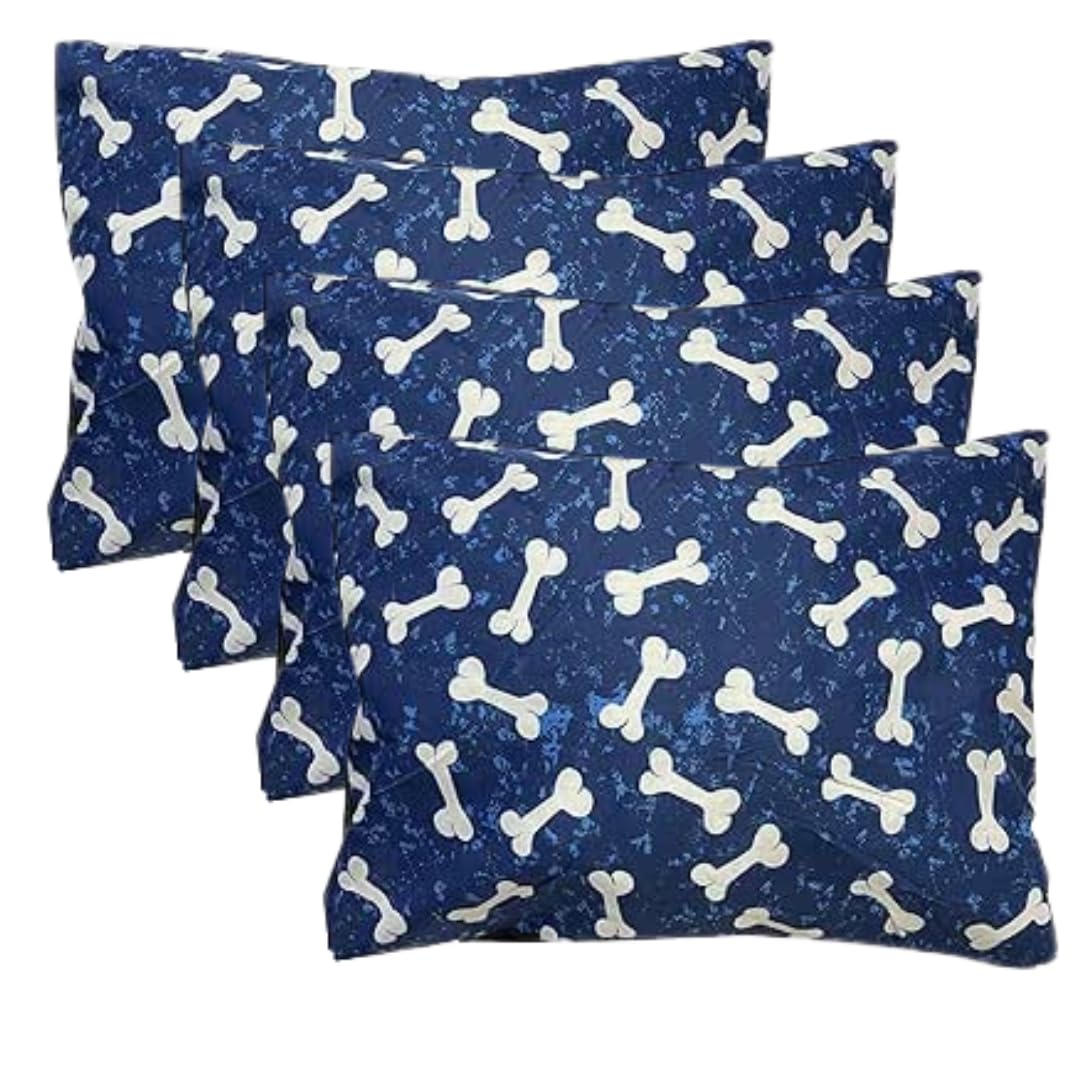 HOMELY IDEAS Large Dog Bed Cushion – Soft & Washable Inner Cushion with Printed Zipper Cover – Durable & Comfortable Pet Bed for Medium & Large Dogs & Cats
