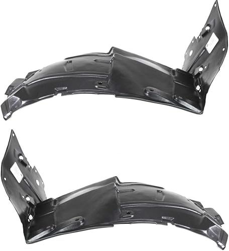 Evan Fischer Juego de 2 protectores de guardabarros compatibles con Infiniti G35 2003-2007 - IN1251106, IN1250106