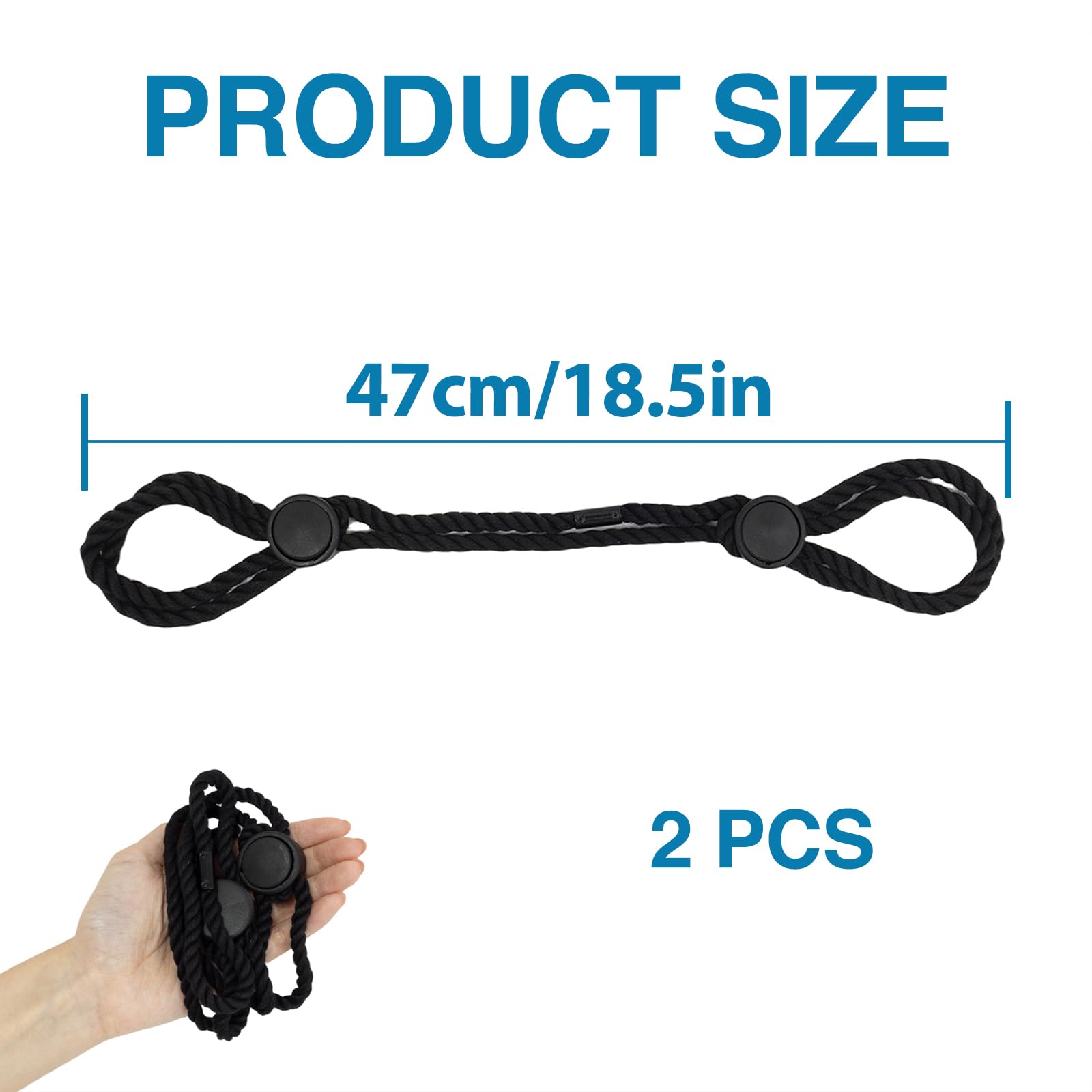 2 PZ Bondage BDSM Bondage Kit BDSM Handgelenke und Knöchel, Einstellbares BDSM Fesseln und Bondage Rope, Manette sexy erotici, Accessori sessualità Coppia