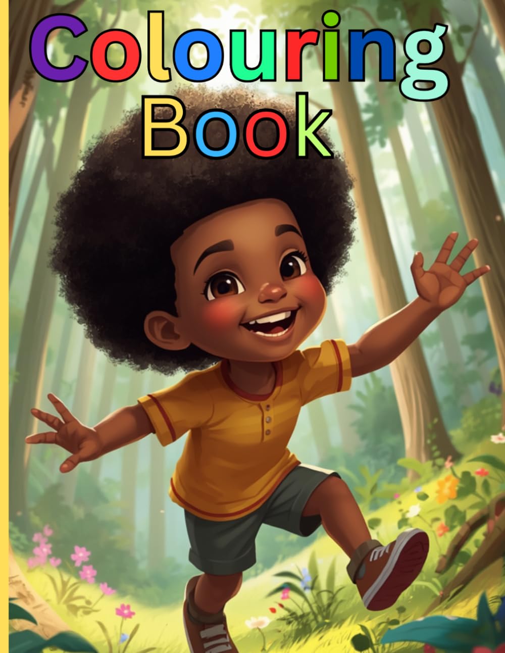 Colouring book for black boys: colouring Representations pages for black boys