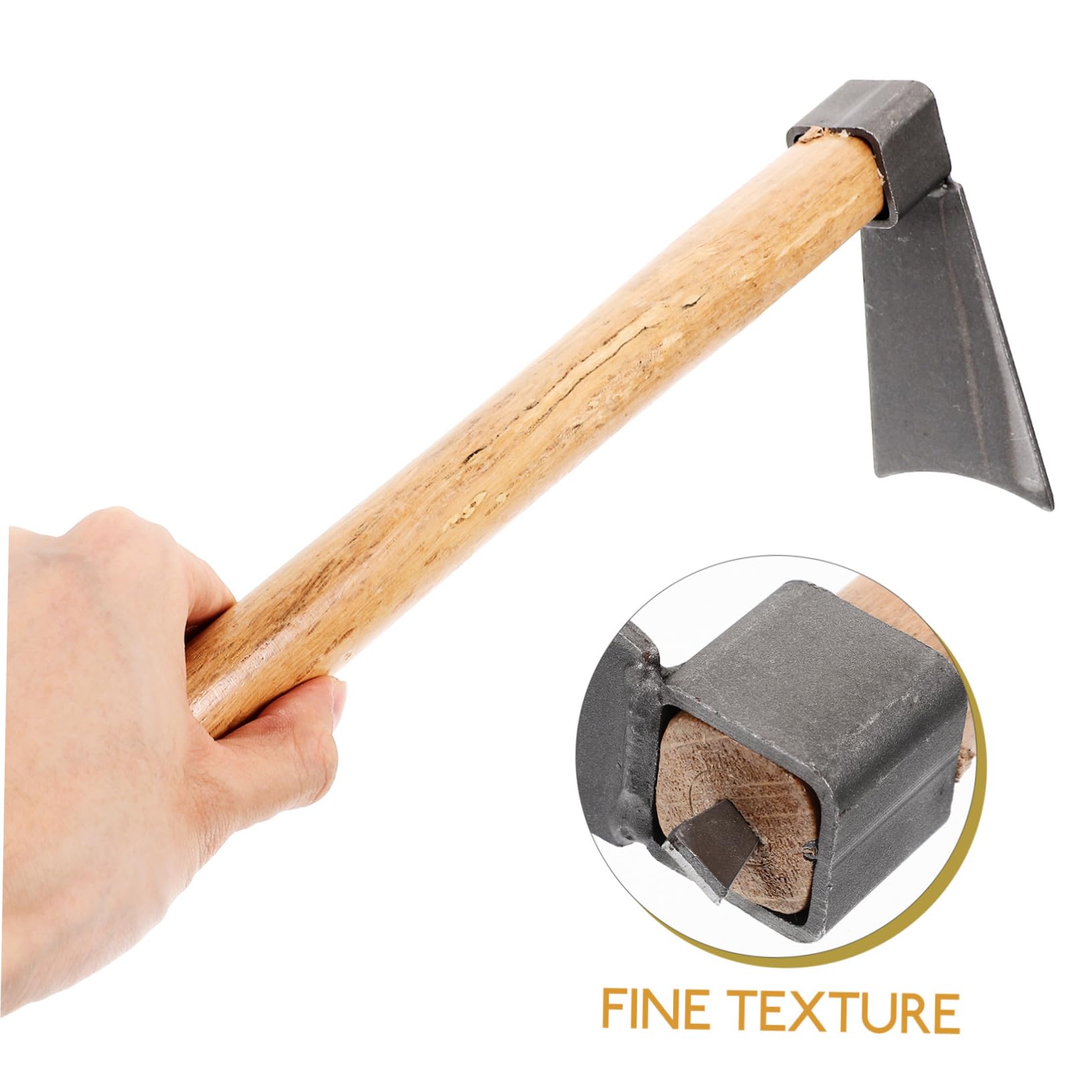 SUPVOX Azada Mango De Madera Herramienta Reutilizable para Desherbar Azada para Cultivo De Hortalizas para Jardinería Casera