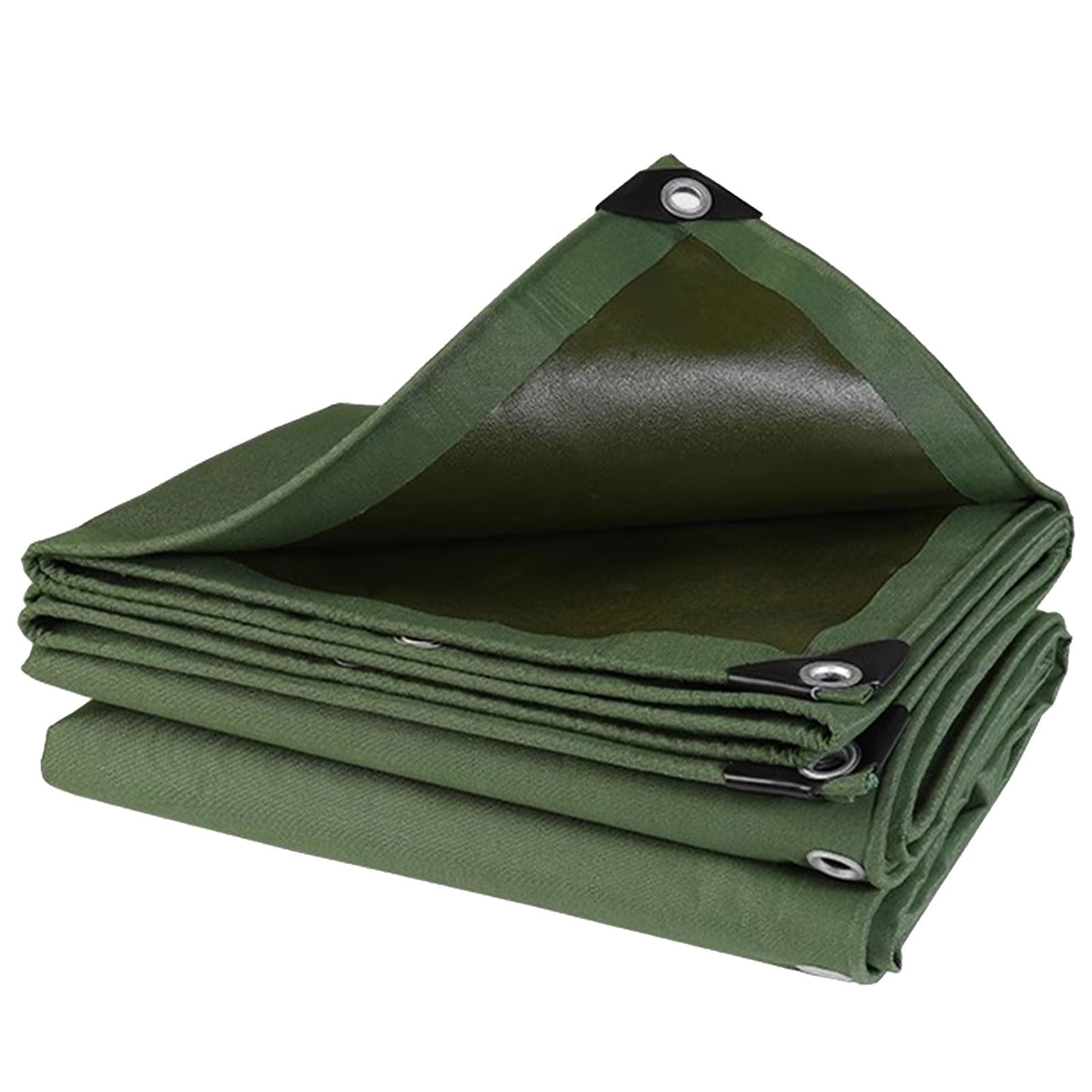 Telo 1x1,5 m 1,2x2 m 2x2 m 3x4 m 4x4 m Telo di copertura con rivestimento in PVC Tessuto Oxford resistente, teloni multiuso con occhielli, tenda a baldacchino antipioggia, telo di fondo(3x8m)