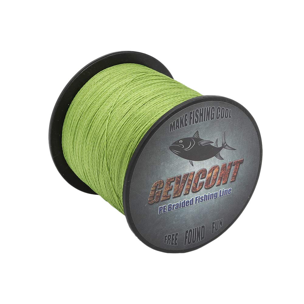 GEVICONT PE Braided Fishing Line 8 Strands 2000M-2187Yds 10lb-200lb Carp Fishing Wire for All Fishing Multifilament Fishing Line