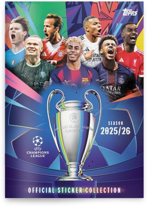 UEFA Champions League 2026 Álbum Brochura