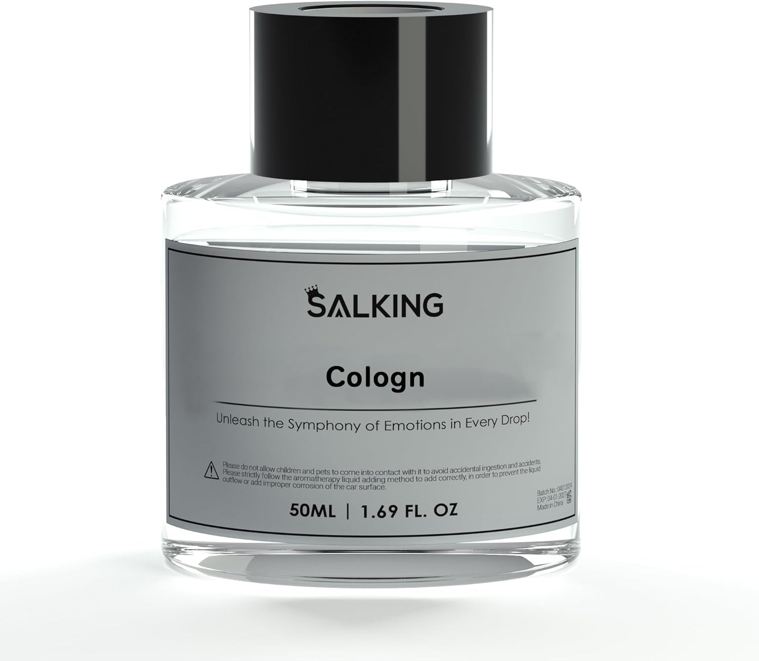 SALKING Car Air Fresheners Dedicated Perfume Refill (Cologne) - 50ml, Can be Used for 3~7 Months - Made with Natural Plant Extracts