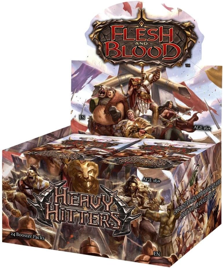Legendary Story Studios Flesh and Blood CCG: Heavy Hitters Booster Box (24 Packs)