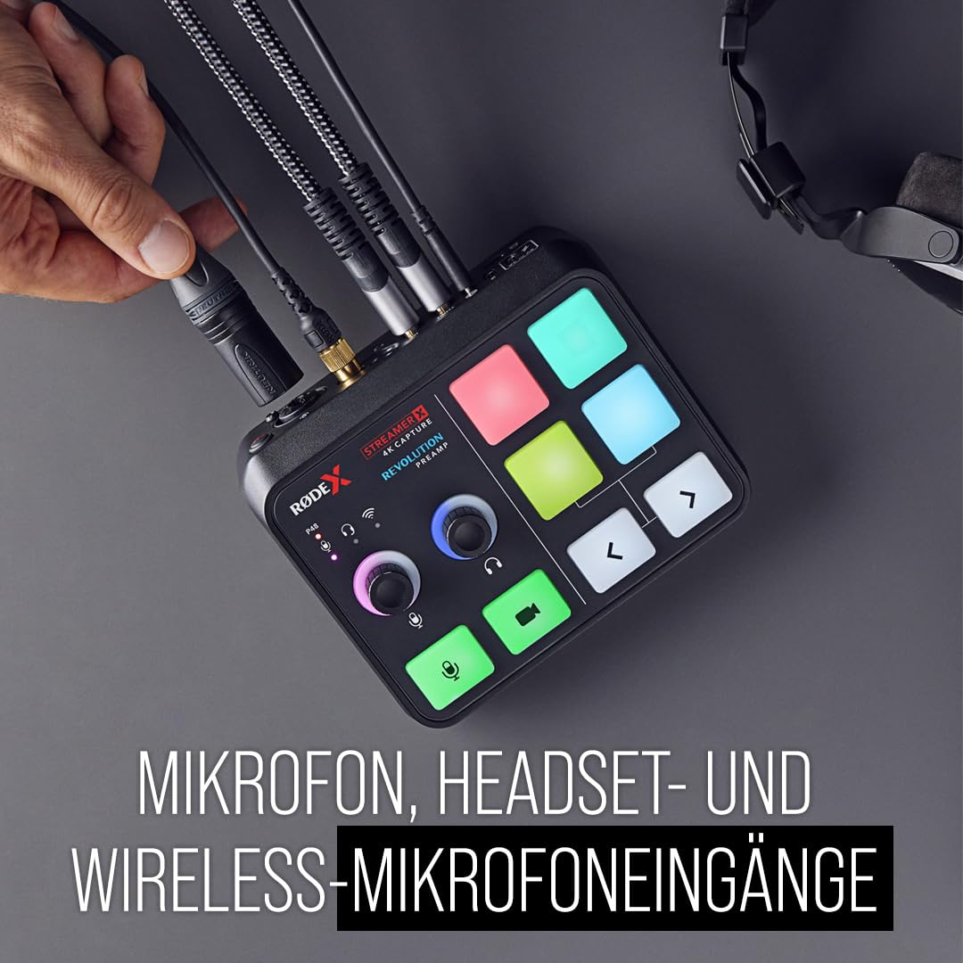 RØDE X Streamer X Professionelles Audio Interface und 4K Video 