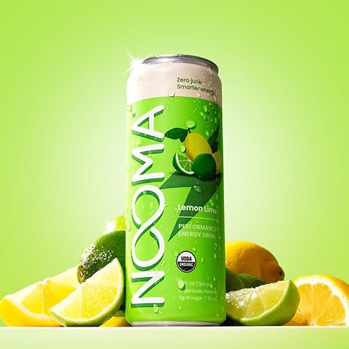 Miniatura 3 de NOOMA Bebida energética orgánica deportiva  Bebida orgánica pre entrenamiento con 120 mg de cafeína  Bebida energética saludable con adaptógenos +