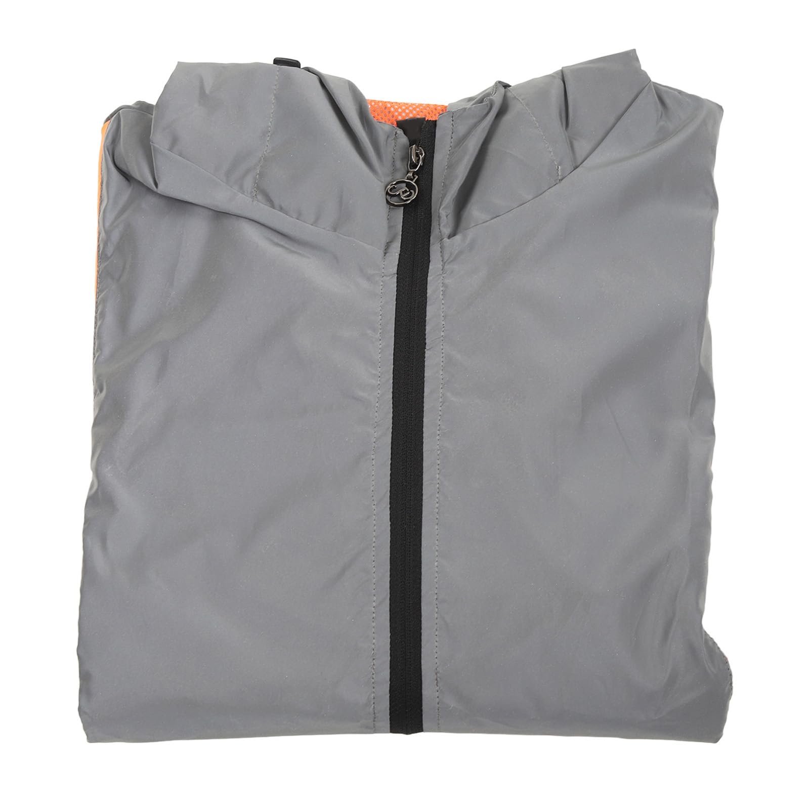 Alomejor Chaqueta de Ciclismo, Chaqueta Cortavientos de Poliéster con Rayas Reflectantes, Bolsillos con Cremallera, para Deportes Al Aire, Ciclismo, Correr, Senderismo (2XL)