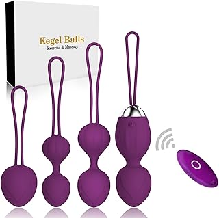 Kegel Weight Balls for Women Exercises Tightening Set of 5 Pieces Silicone Kegel Balls for Women Beginners & Advanced Kegel Exercise Weights