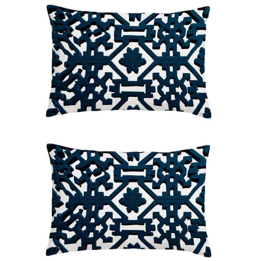Housse coussin de jardin violette imperméable contre la pluie et l'usure