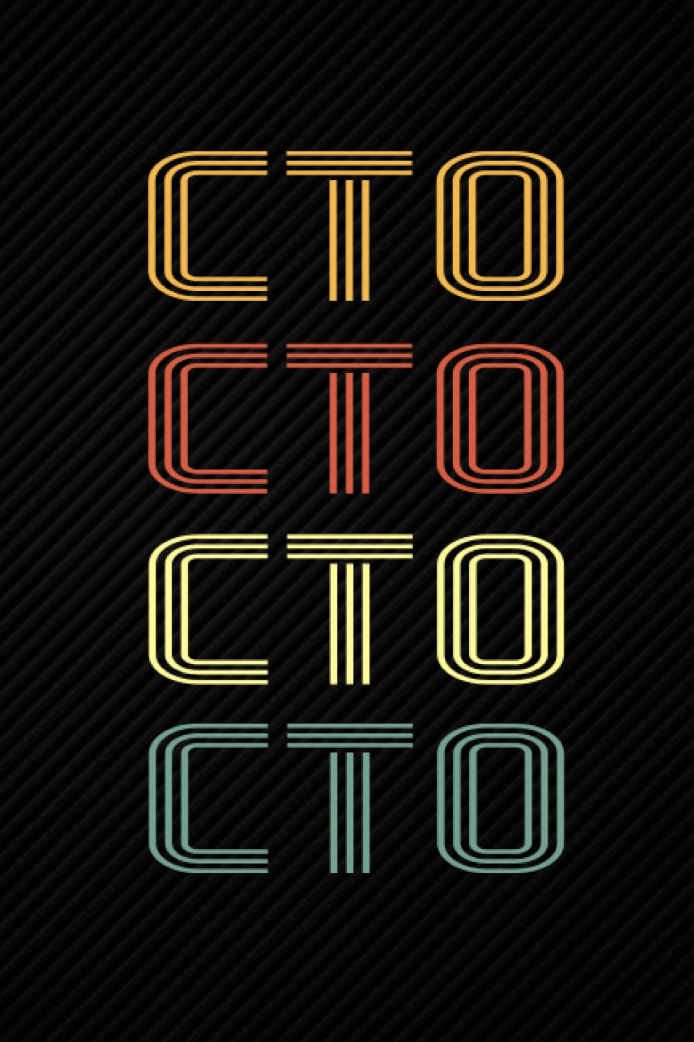 CTO retro: Blank Lined Journal Notebook Planner - CTO Gifts For Men And Women Retro CTO Diary