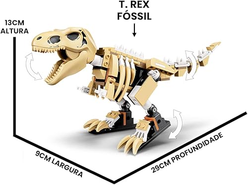 Miniatura 3 de LEGO Jurassic World T. rex Dinosaur Fossil Exhibition 76940 Kit de construcción; juego de juguete genial para niños; nuevo 2021 (198 piezas)