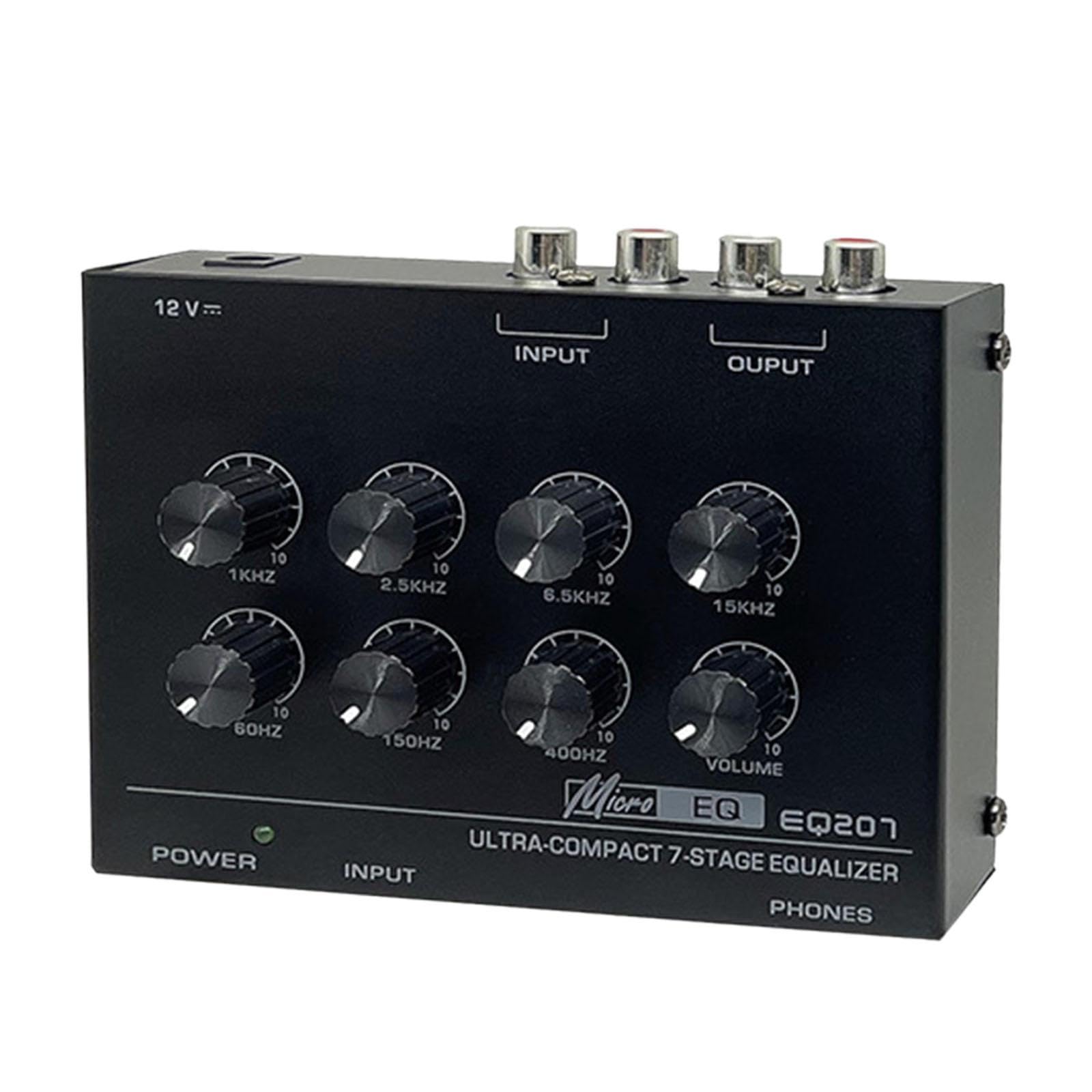 EQ207 Ecualizador de 7 bandas para control de sonido en estudio