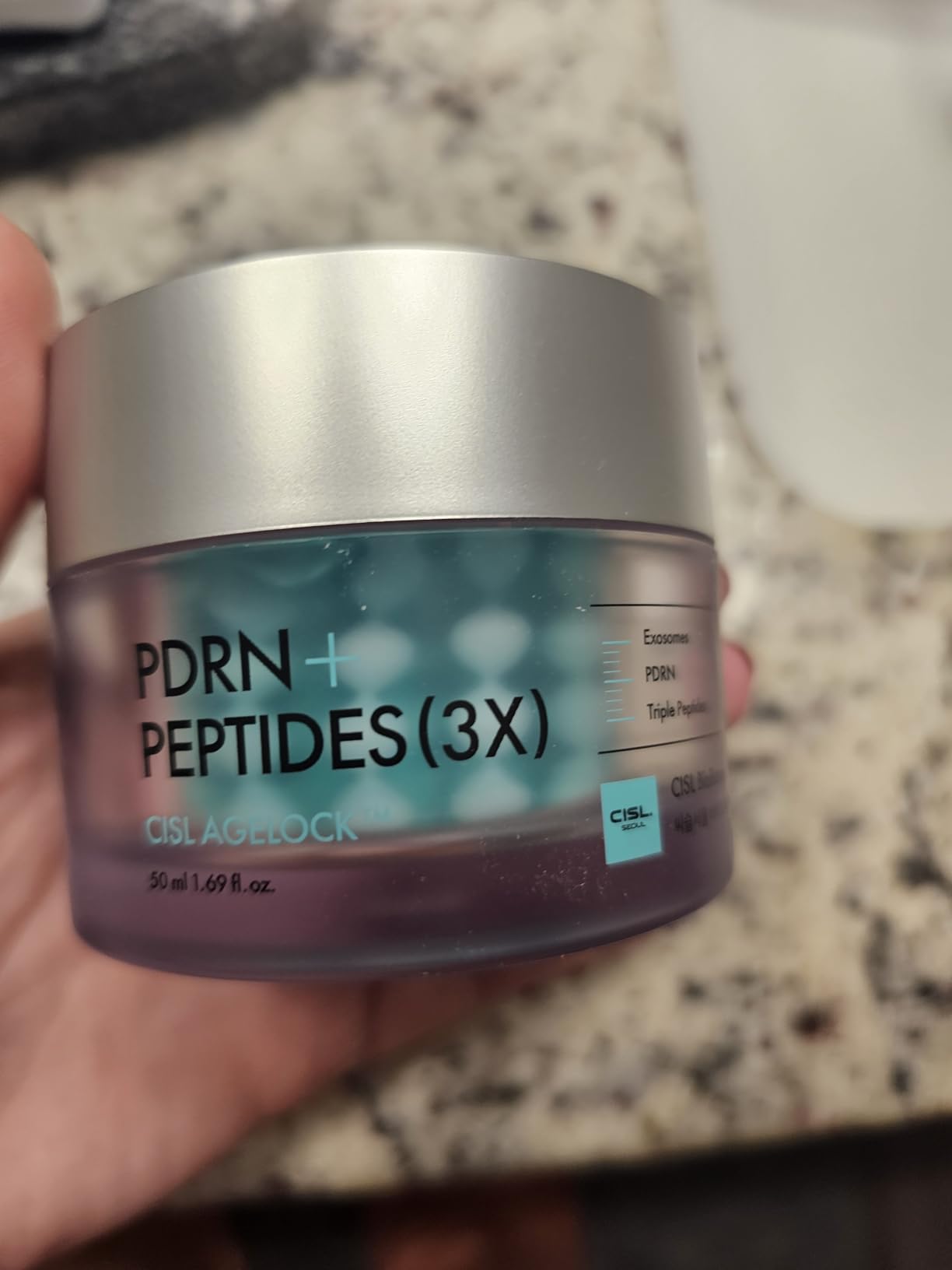 CISL SEOUL CISL Capsule Barrier Repair Cream for Damaged Skin | Clinical Moisturizer with PDRN & Peptides for Skin Barrier Strengthening, Redness & Deep Hydration (50 ml / 1.69 fl oz)