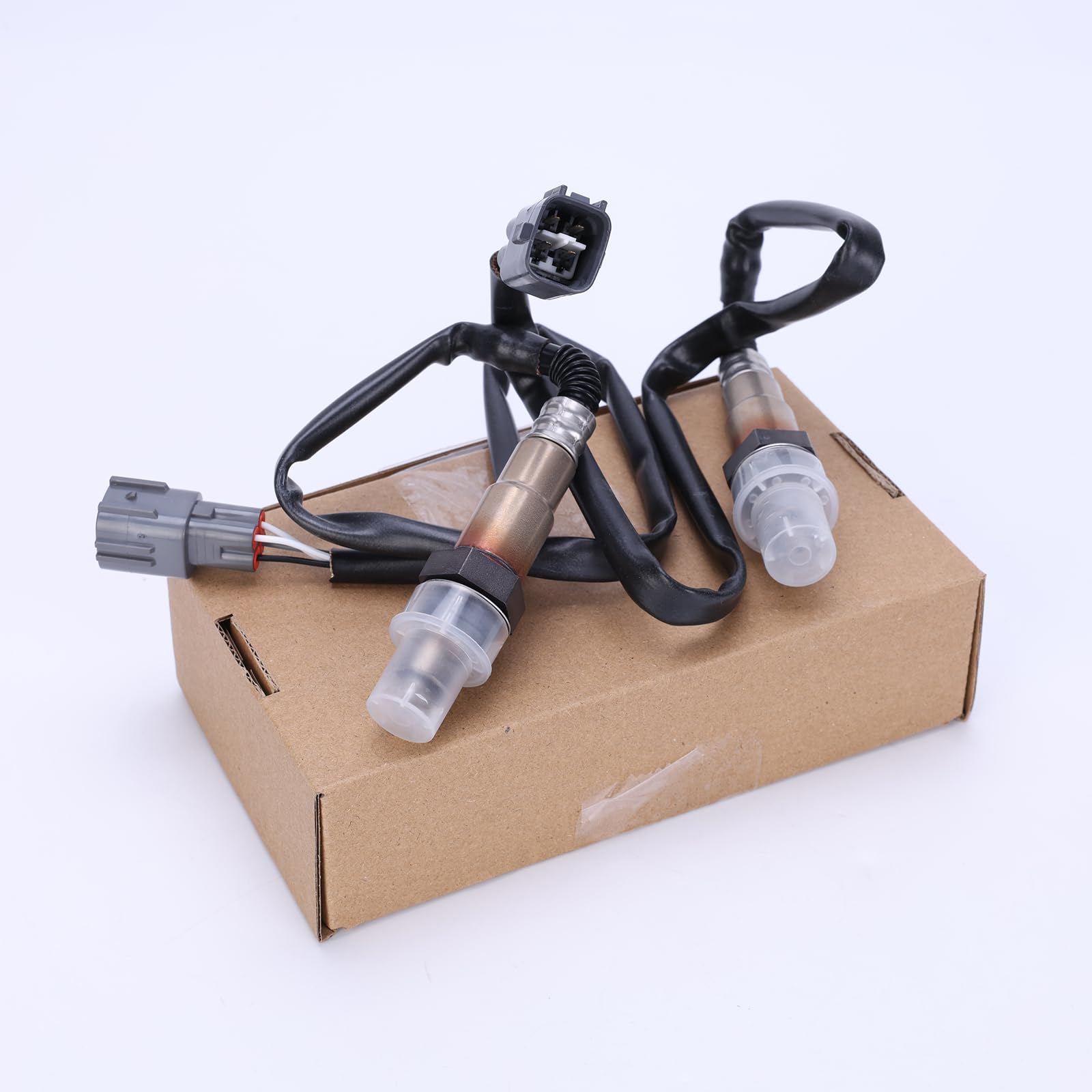 Lot de 2 sondes lambda pré-post-catalyseur pour Citroën C1 2005-2014, Toyota Aygo Yaris 1.0 VVTI, Peugeot 107 2005-2014, Daihatsu Sirion Capteur lambda Capteur d'oxygène Capteur de régulation