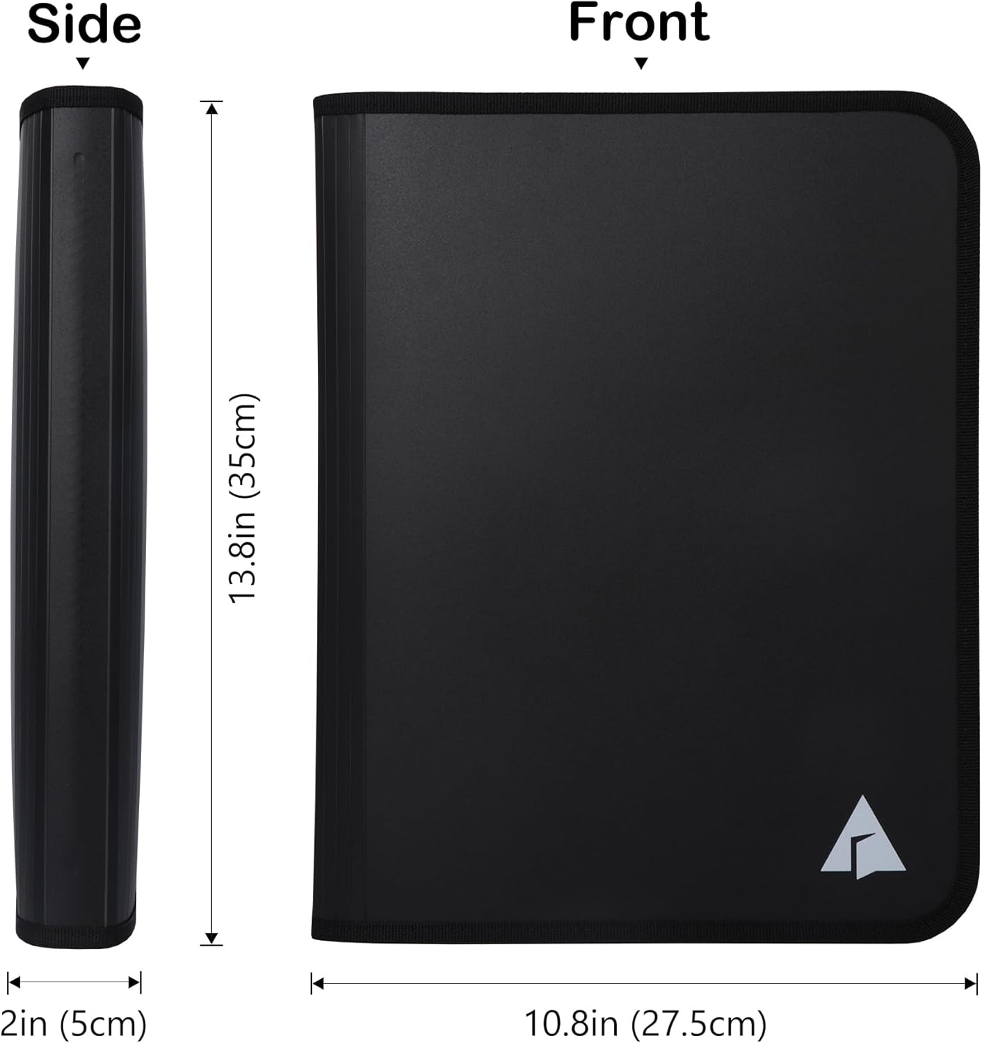 9-Pocket 828 Card Binder, Zip Trading Card Binder, 828 Double-Sided Pockets for MTG, Sports and TCG Cards