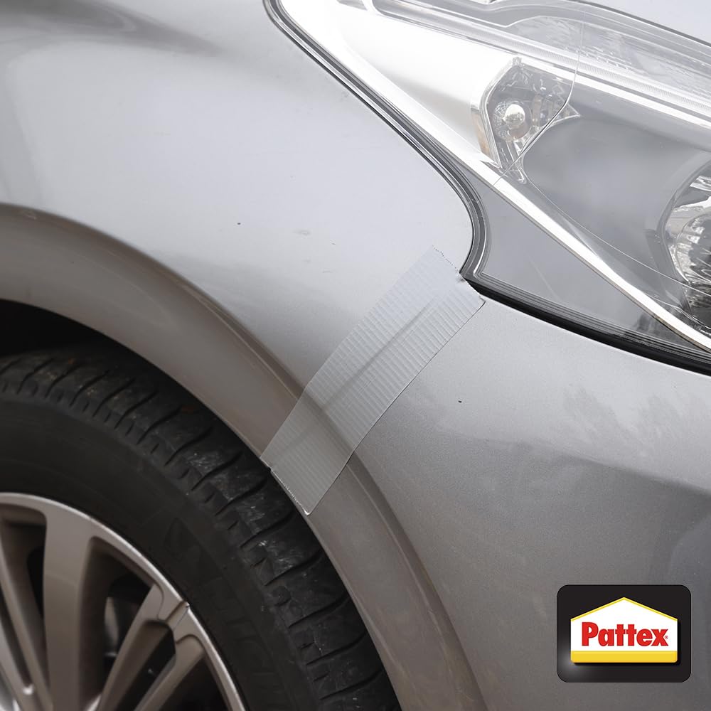 Pattex Power Tape Ruban adhésif gris 5m extra fort charges lourdes Bande adhésive toilée tous supports étanche