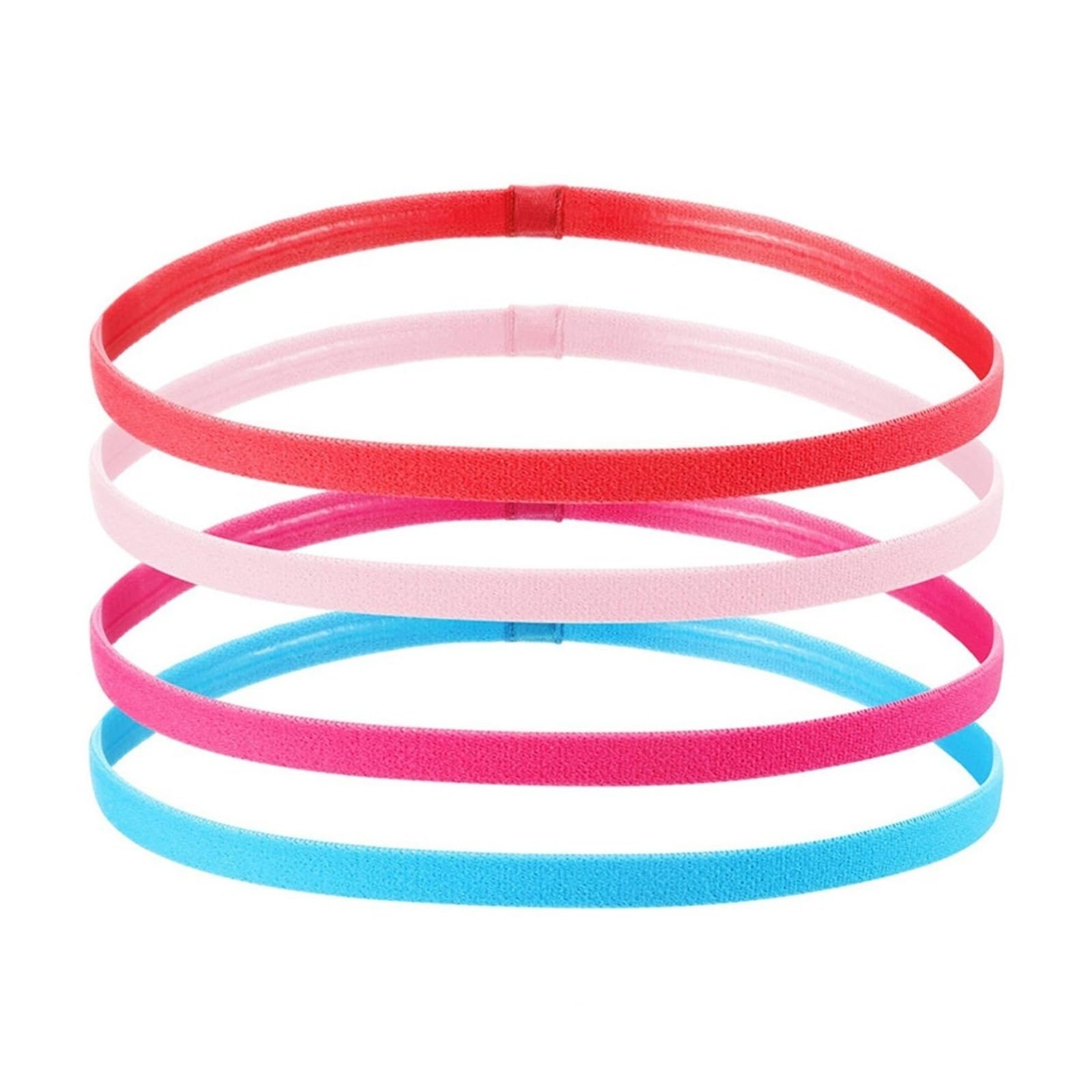 4 diademas elásticas antideslizantes para deportes al aire libre