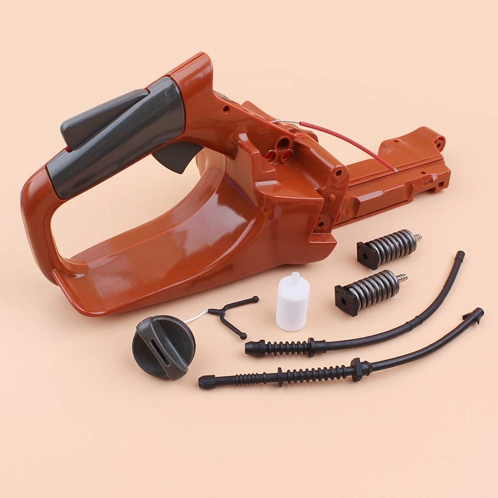 Kit de manija Trasera para Tanque de Combustible Compatible con motosierras de Gasolina 450 450E 445 445E de Repuesto 525862104, 525862101